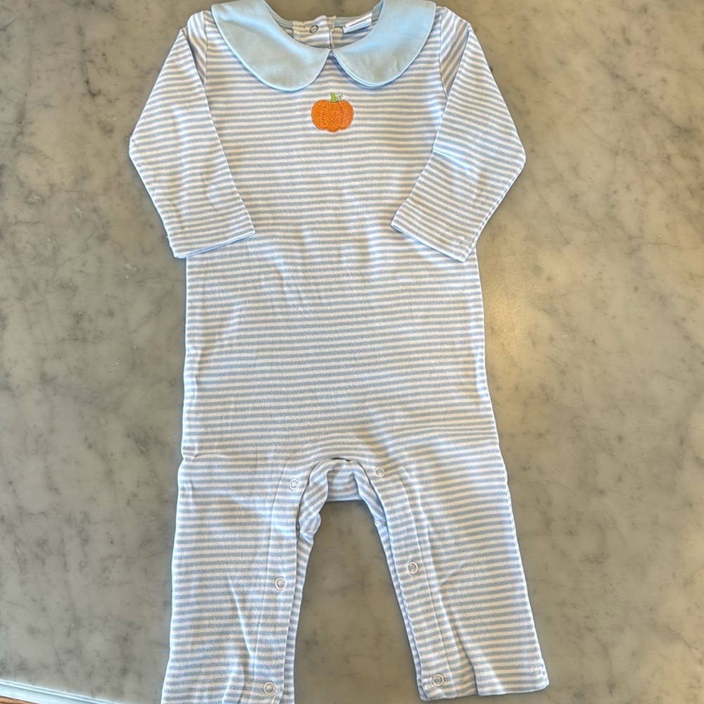 Stitchy Fish Pumpkin Romper